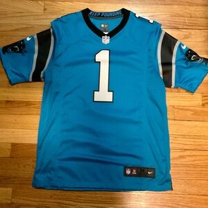 Cam Newton Super Bowl Authentic NFL Panthers Jersey Sz M